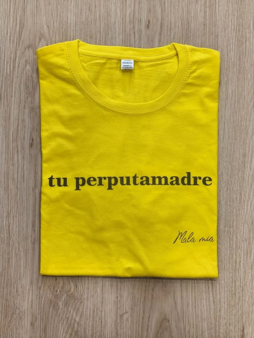 tu perputamadre - Amarillo (texto negro)