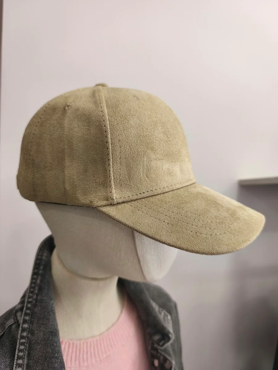 Gorra de antelina - Beige