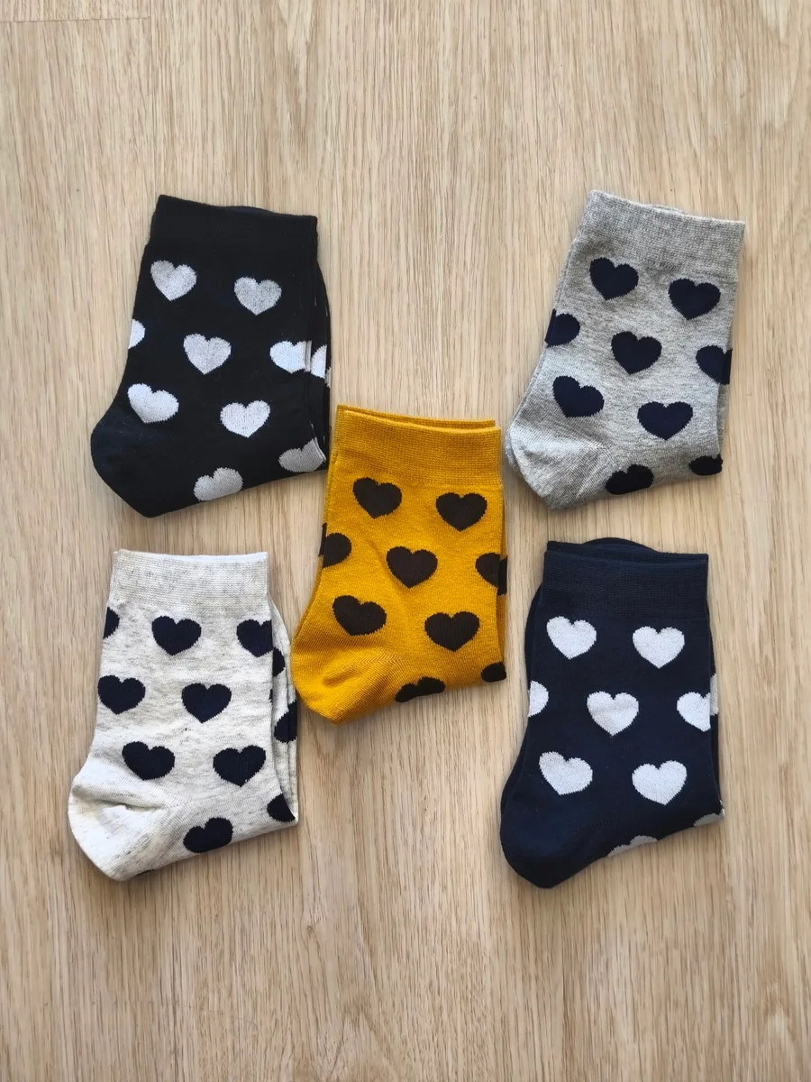 Calcetines de corazones