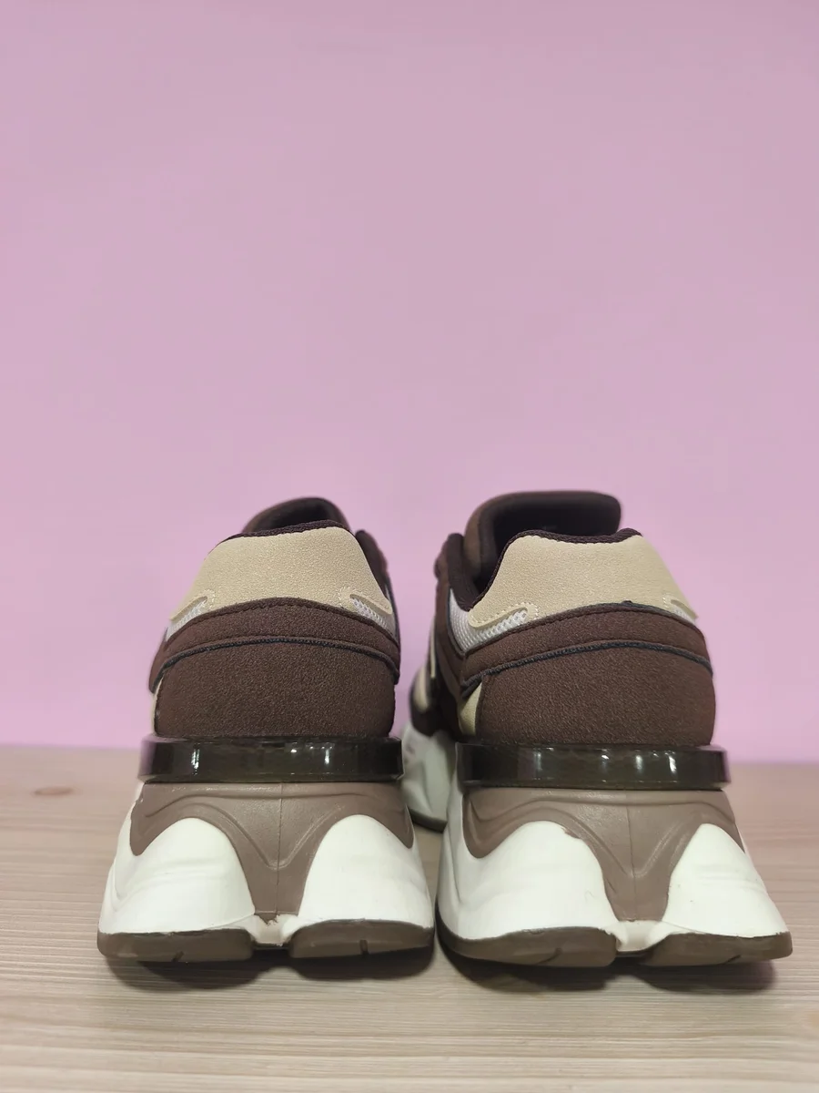Zapatillas deportivas de plataforma - Marrón