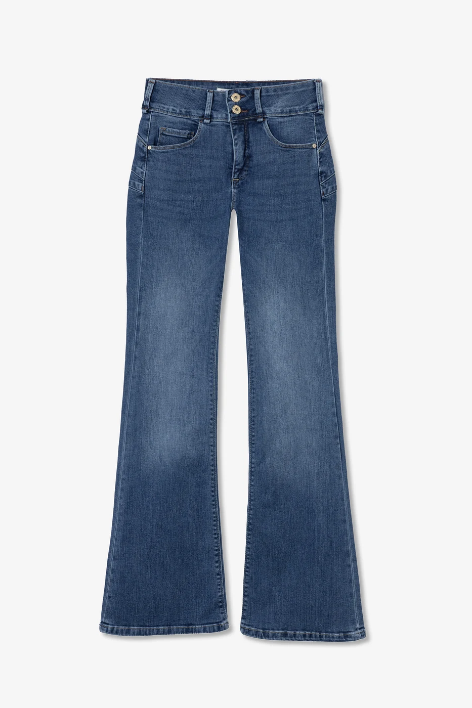 Jeans wide talle alto - Azul
