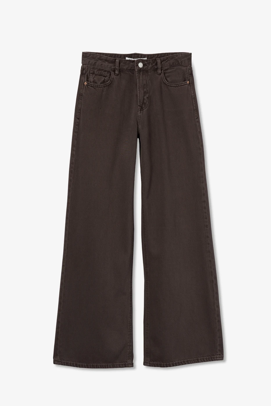 Jeans marrón corte ancho - Multicolor
