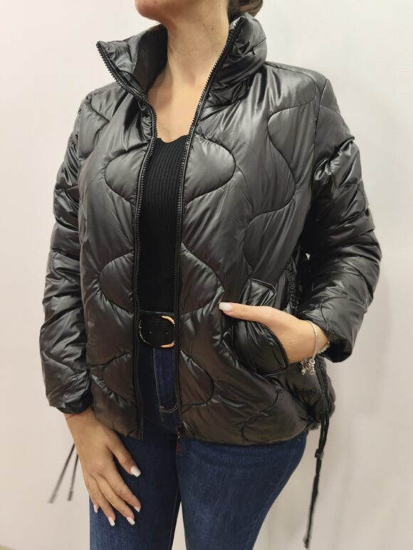 Chaqueta acolchada negra