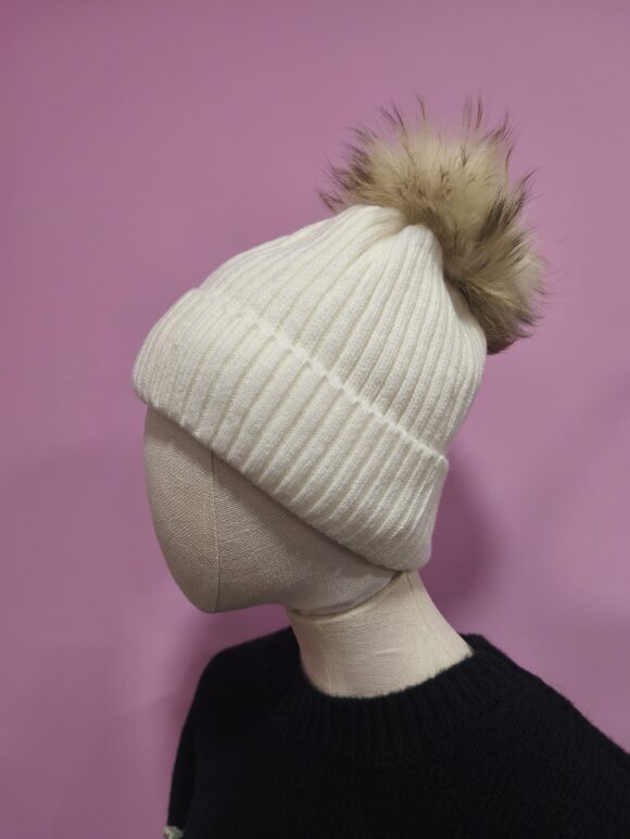 Gorro hielo pompón extraíble
